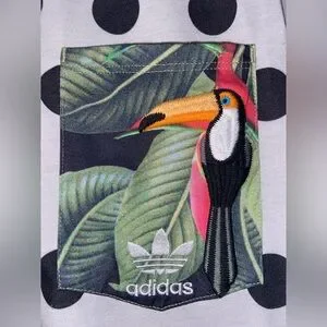 adidas | Shirts | Adidas Originals Toucan Polka Dot Foliage | Poshmark